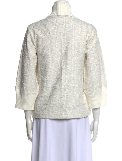 Paola Bernardi Wool Open Front Sweater