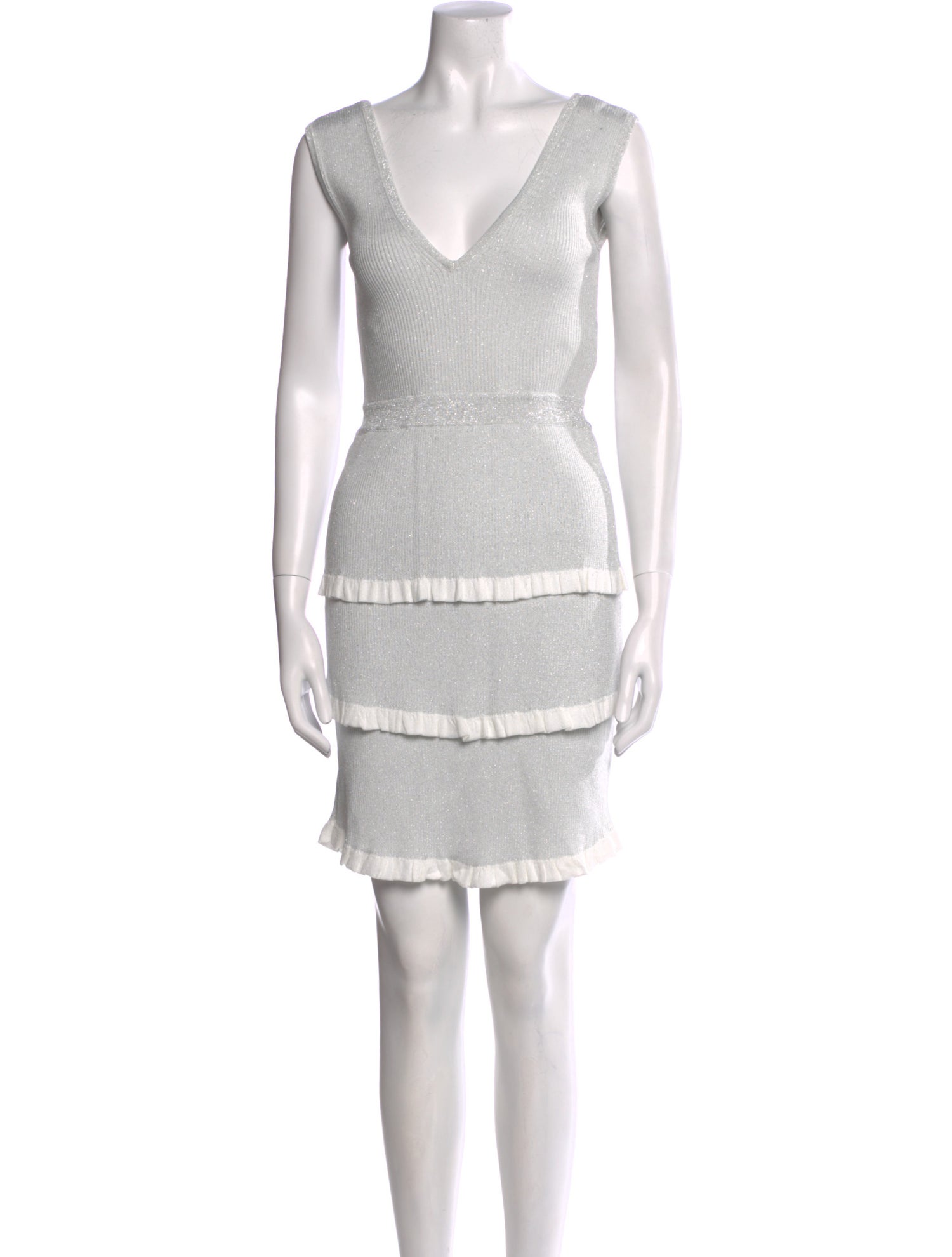 Paola Bernardi V-Neck Mini Dress w/ Tags