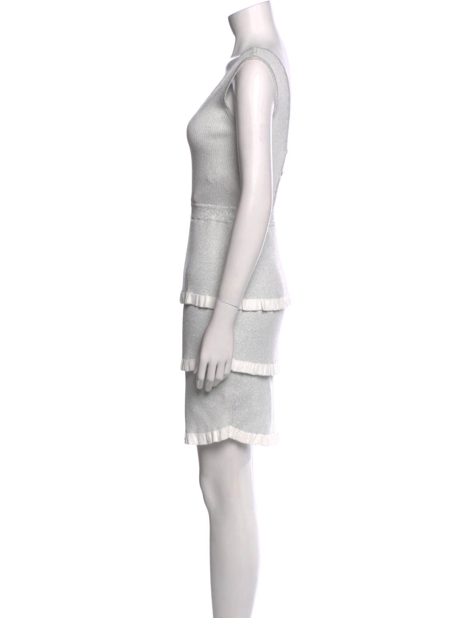 Paola Bernardi V-Neck Mini Dress w/ Tags