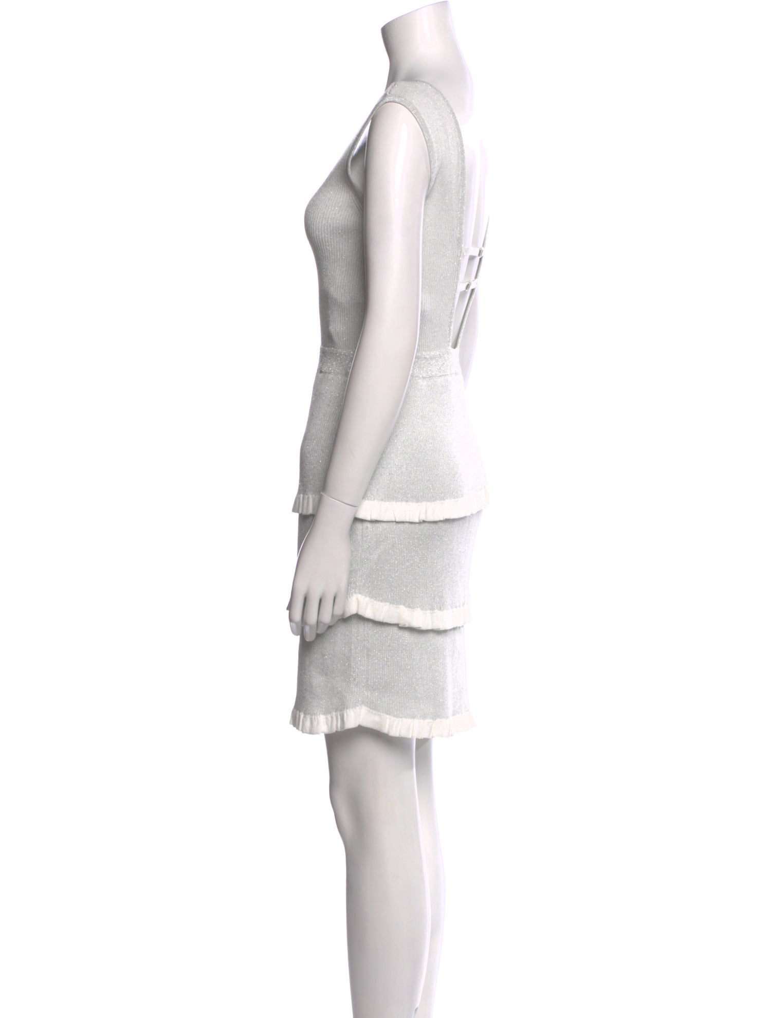 Paola Bernardi V-Neck Mini Dress w/ Tags