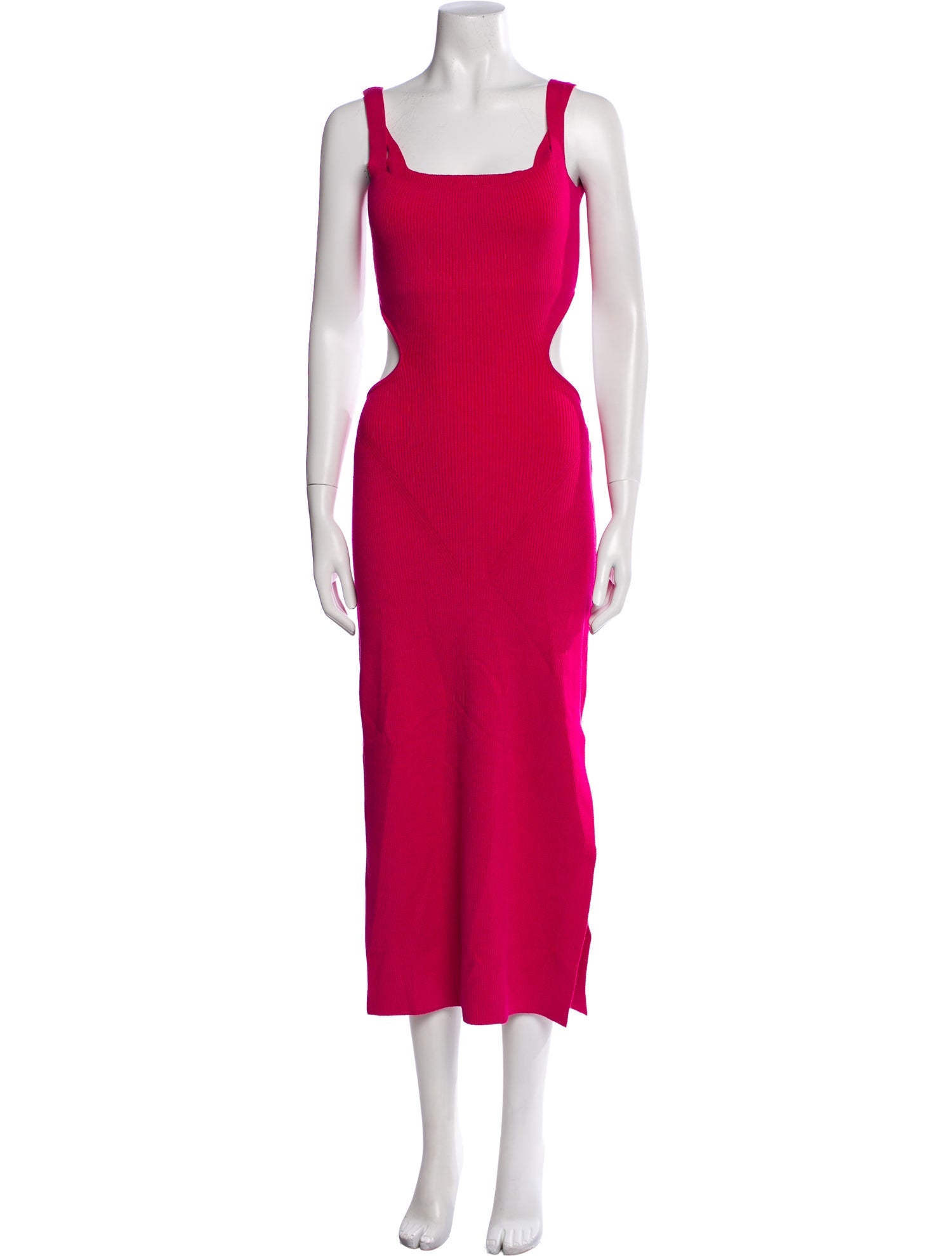 Paola Bernardi Square Neckline Long Dress