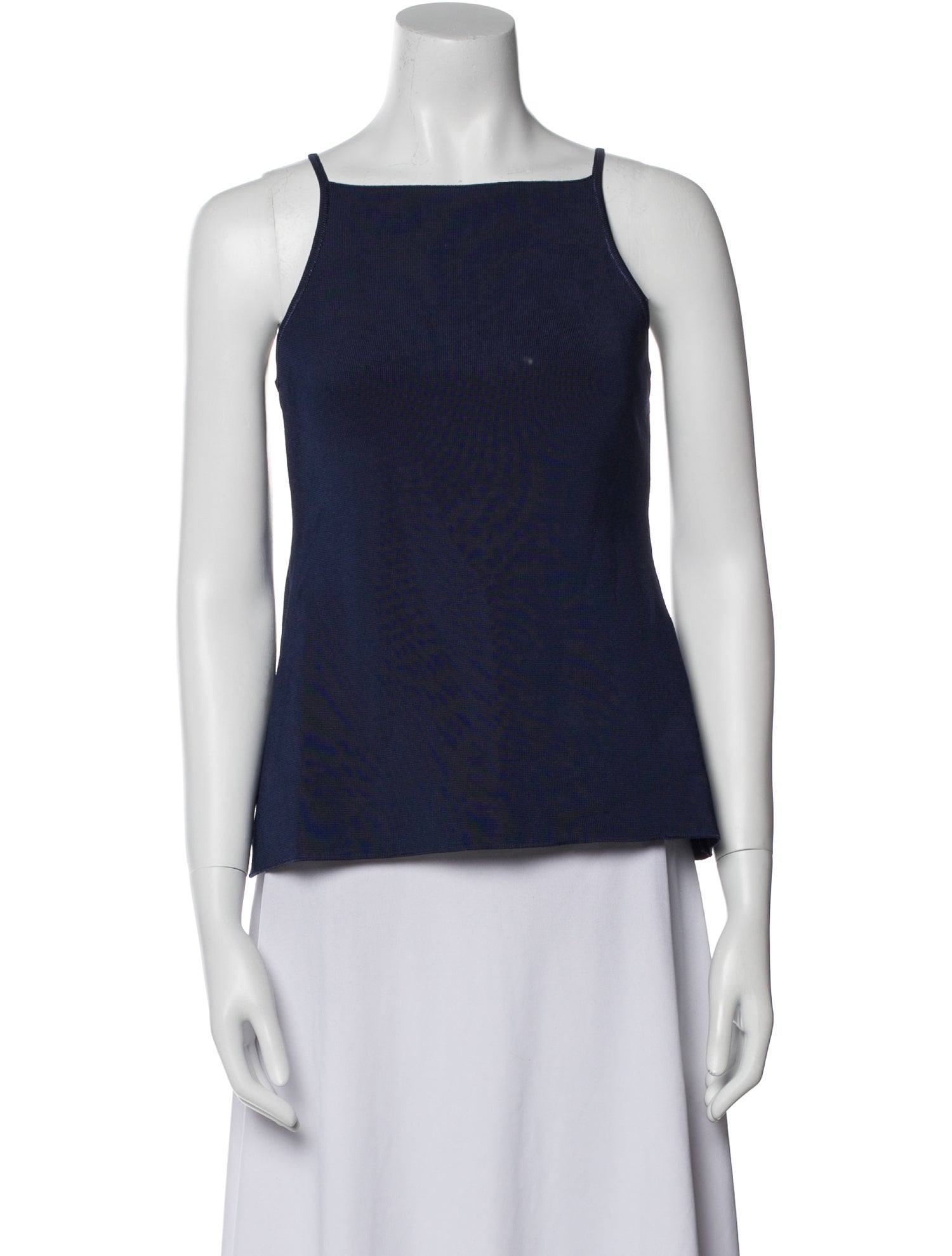 Paola Bernardi Square Neckline Sleeveless Top