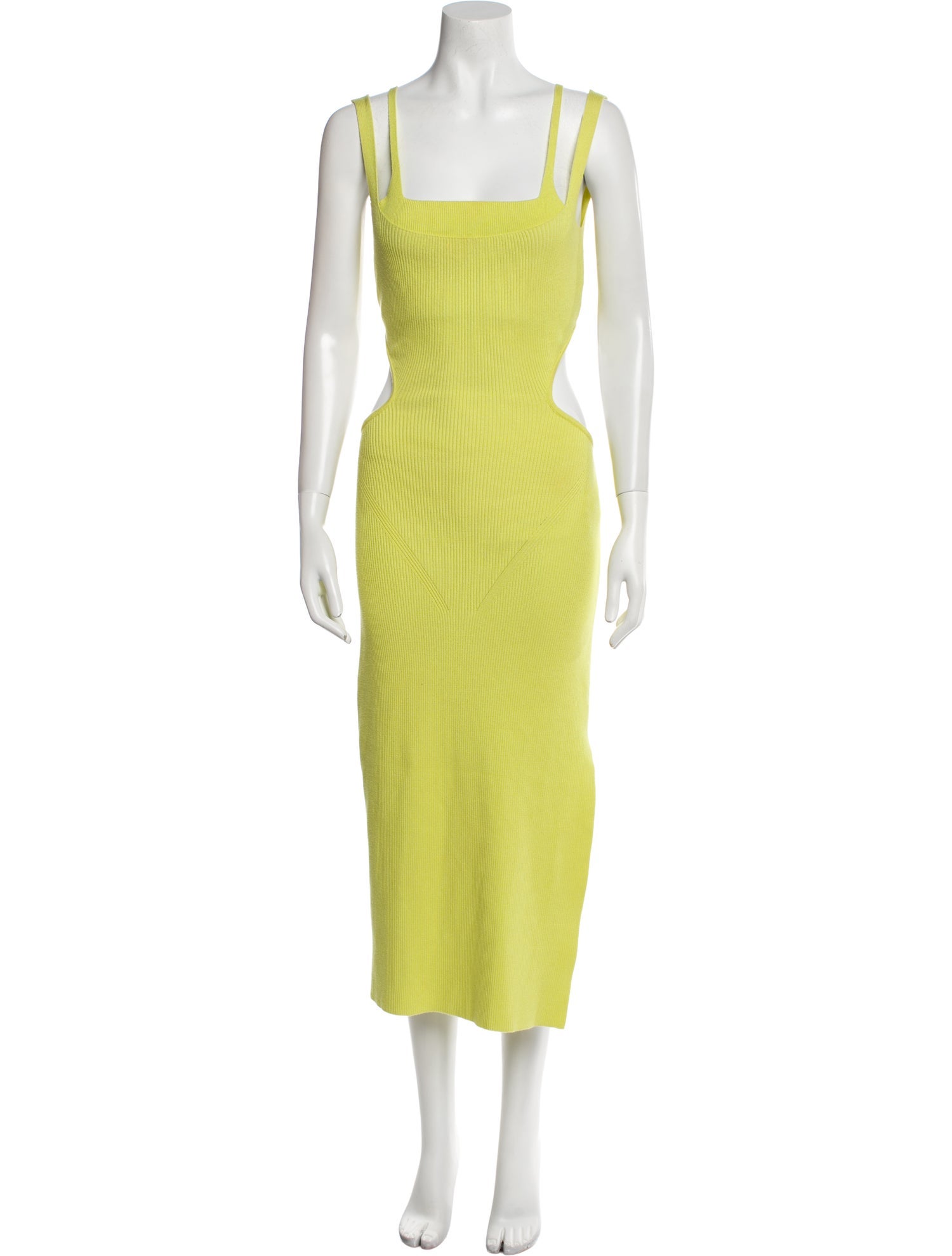 Paola Bernardi Square Neckline Long Dress