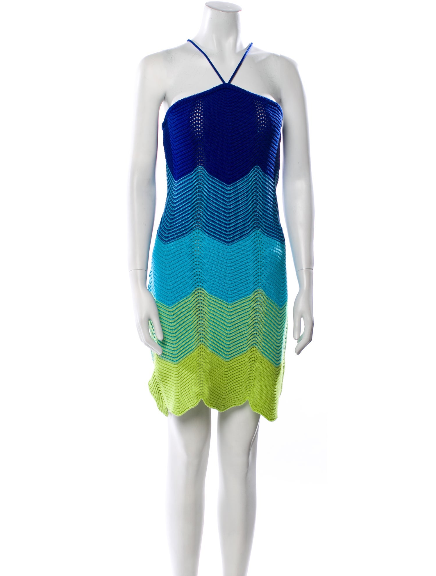 Paola Bernardi Striped Mini Dress w/ Tags