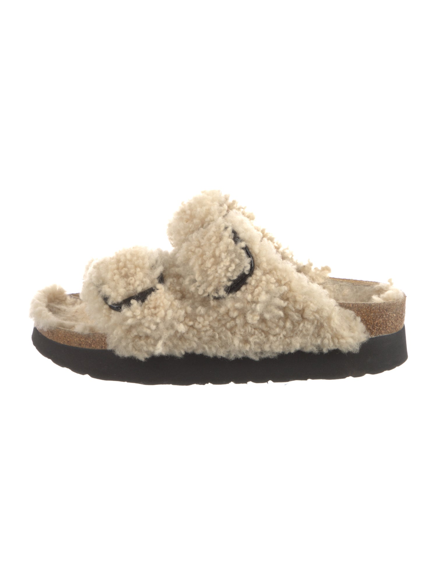 Papillio x Birkenstock Shearling Slides