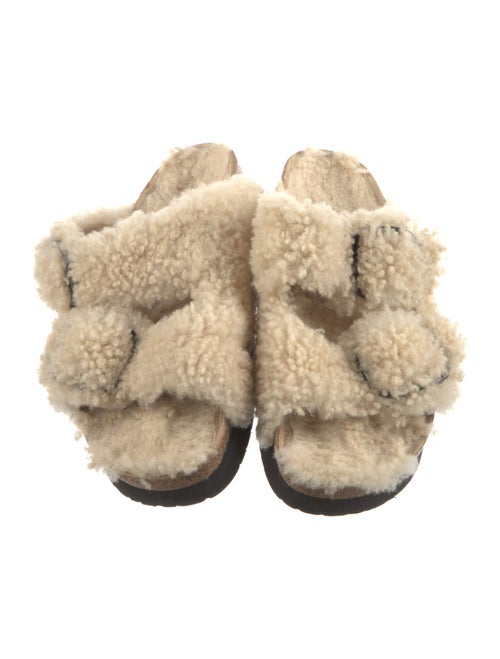 Papillio x Birkenstock Shearling Slides