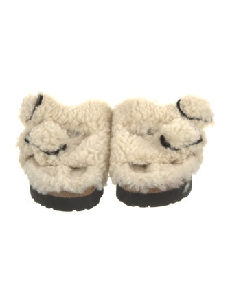 Papillio x Birkenstock Shearling Slides