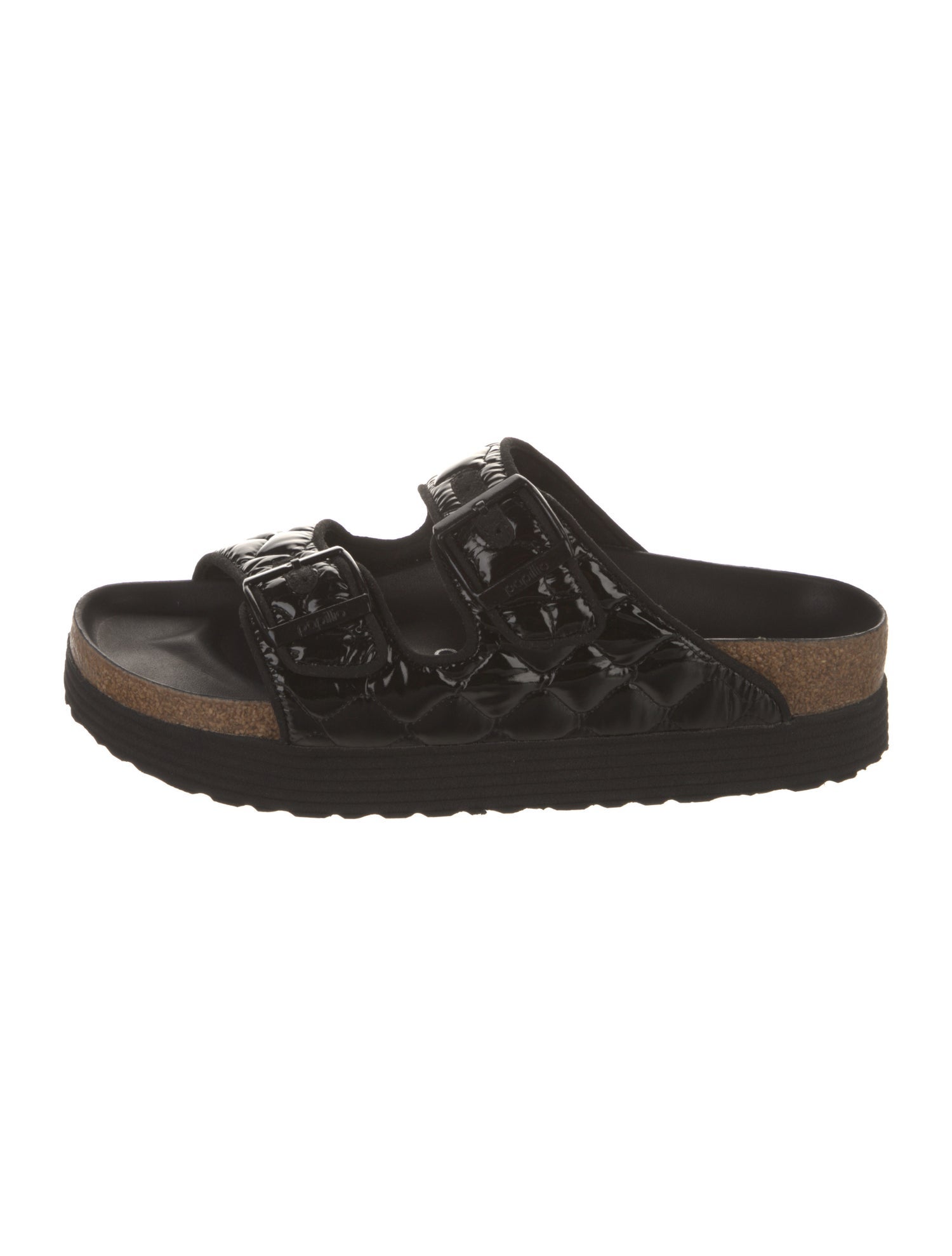 Papillio x Birkenstock Patent Leather Slides