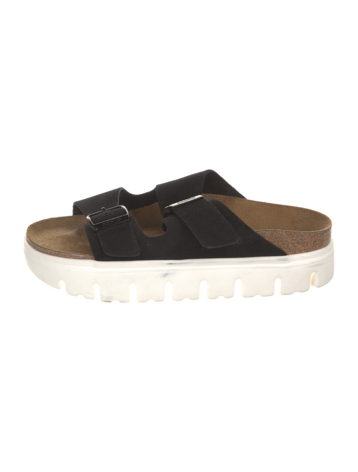 Papillio x Birkenstock Leather Cutout Accent Slides