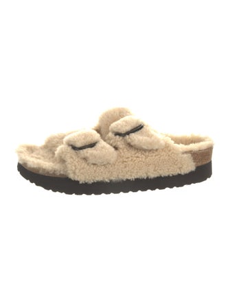 Papillio x Birkenstock Shearling Slides