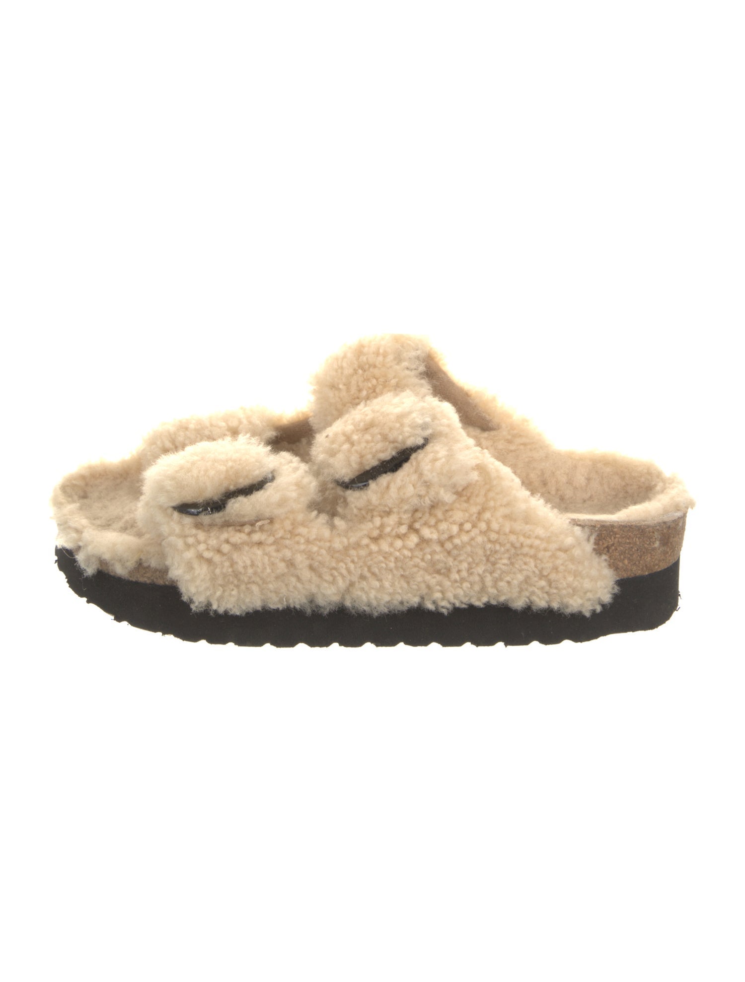 Papillio x Birkenstock Shearling Slides