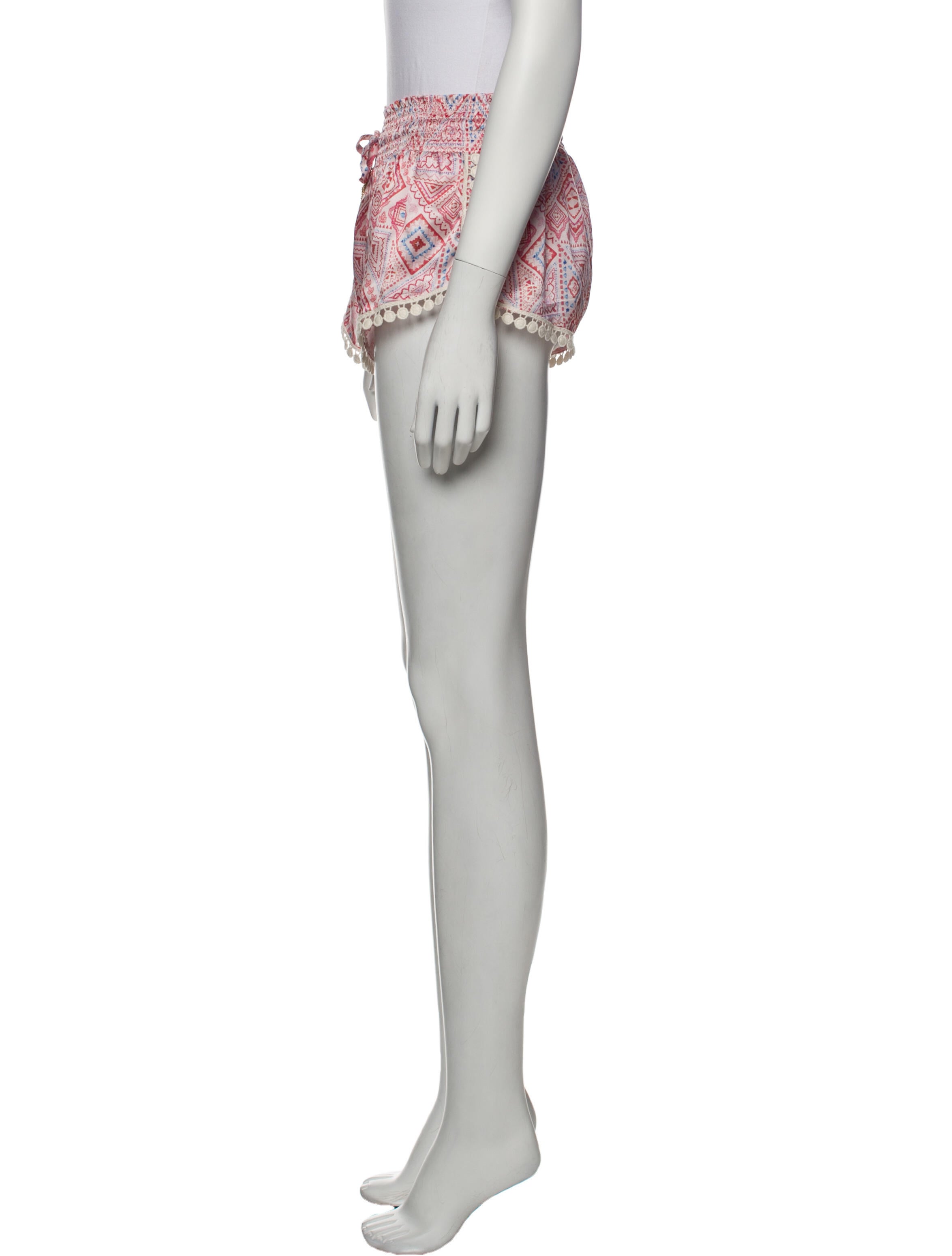 Paloma Blue Silk Mini Shorts