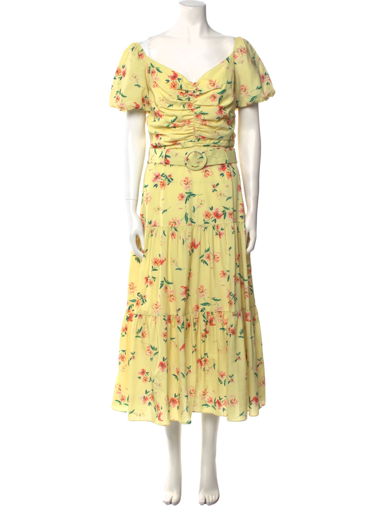 Paloma Blue Floral Print Long Dress