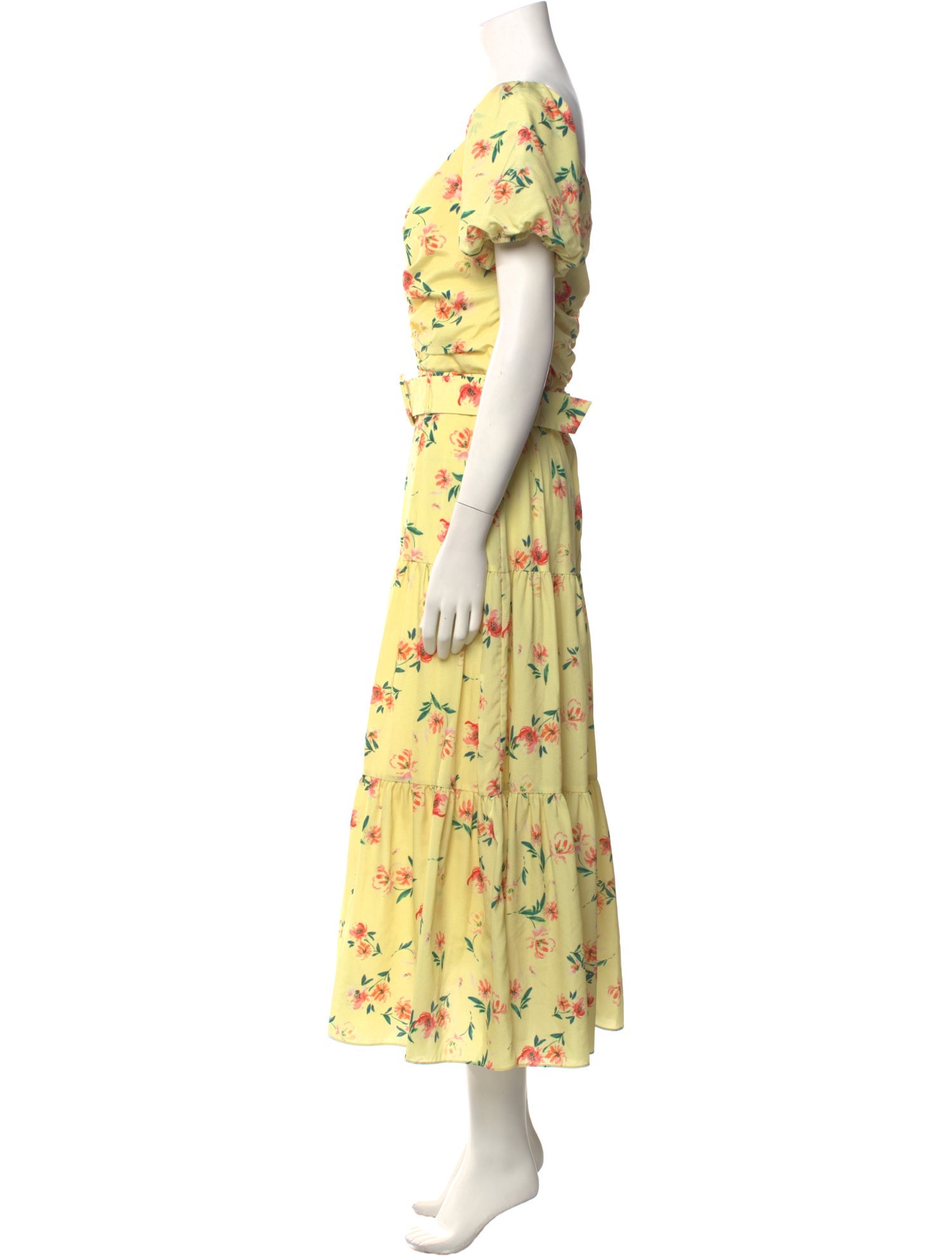 Paloma Blue Floral Print Long Dress