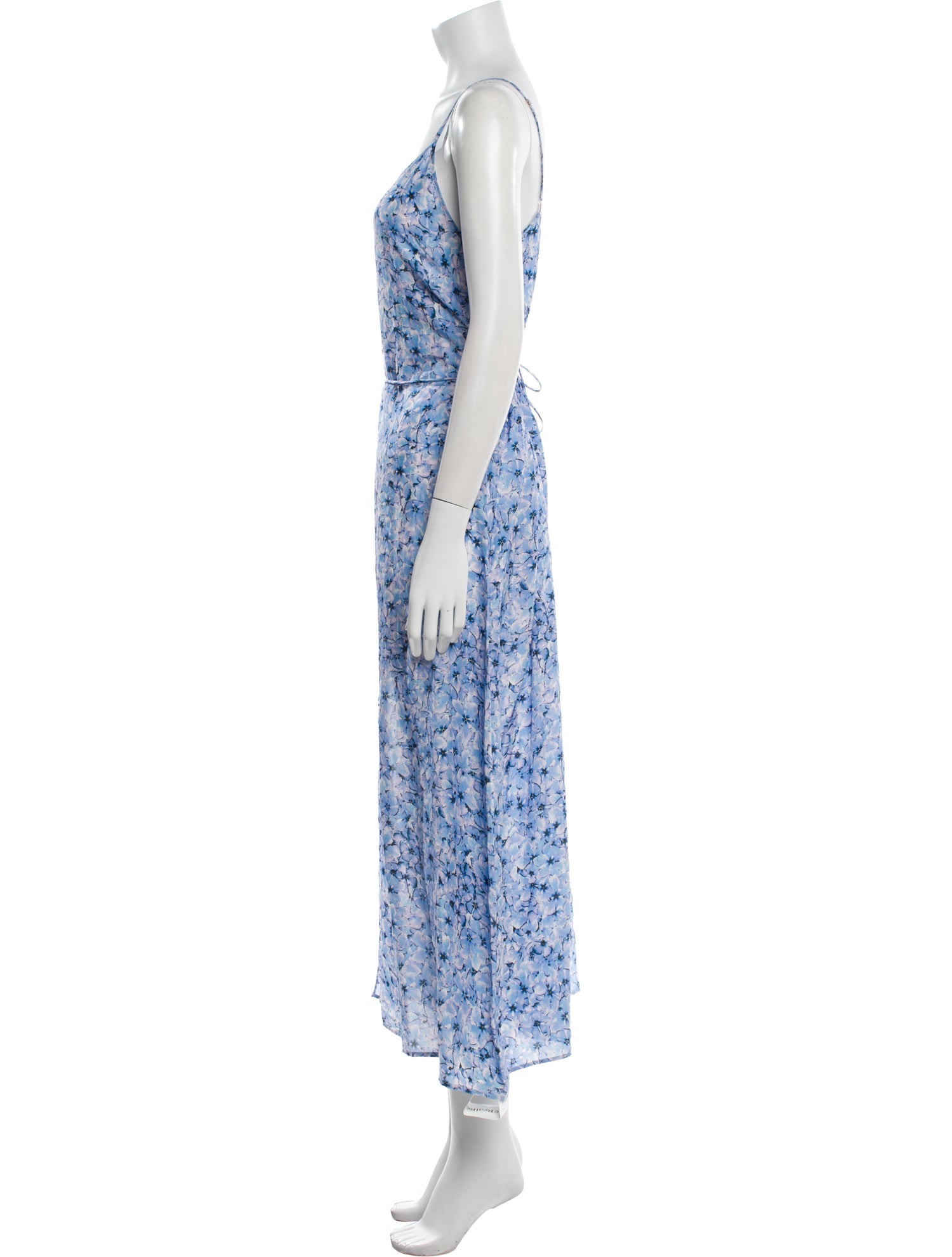 Paloma Blue Floral Print Long Dress