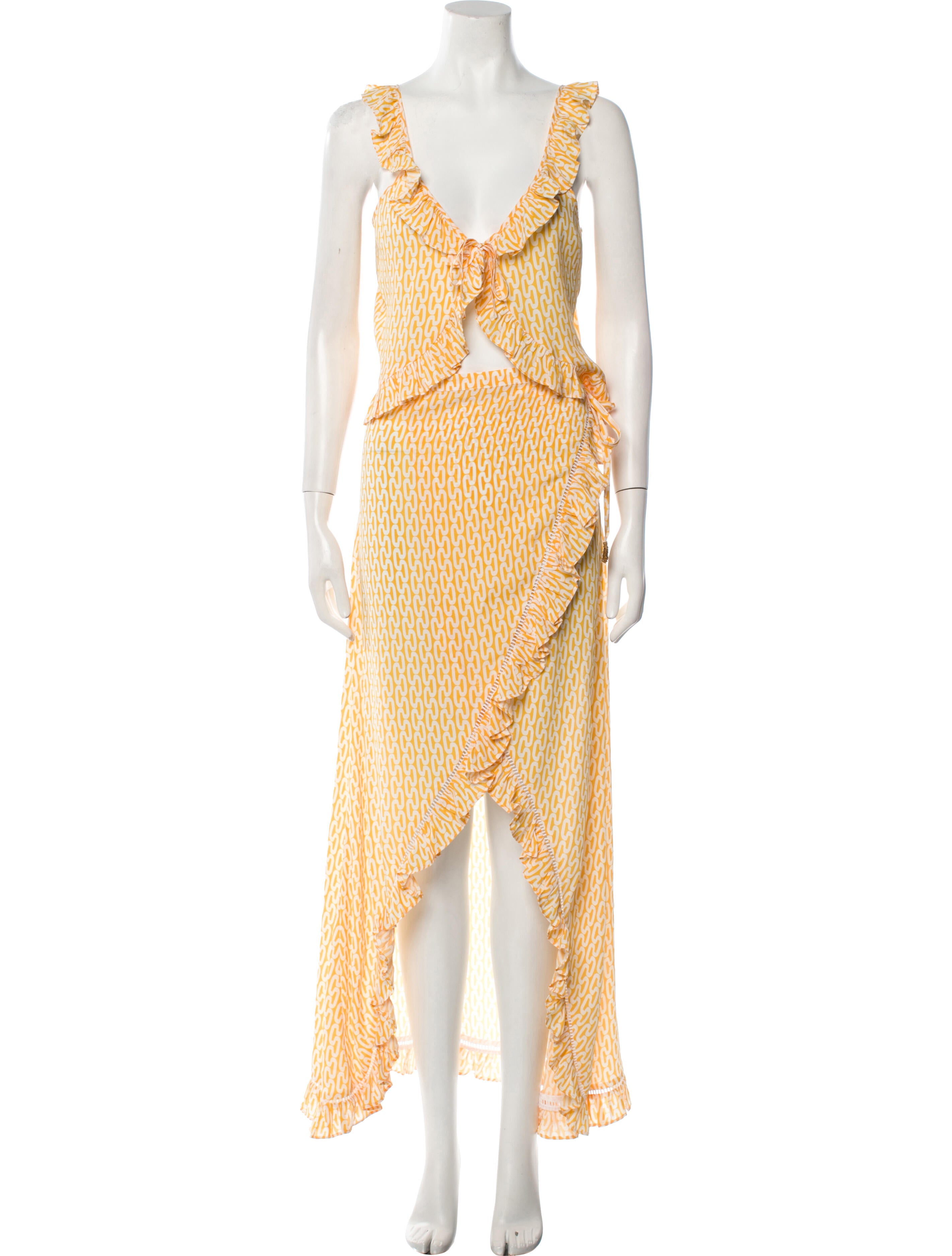 Paloma Blue Printed Dress Set w/ Tags