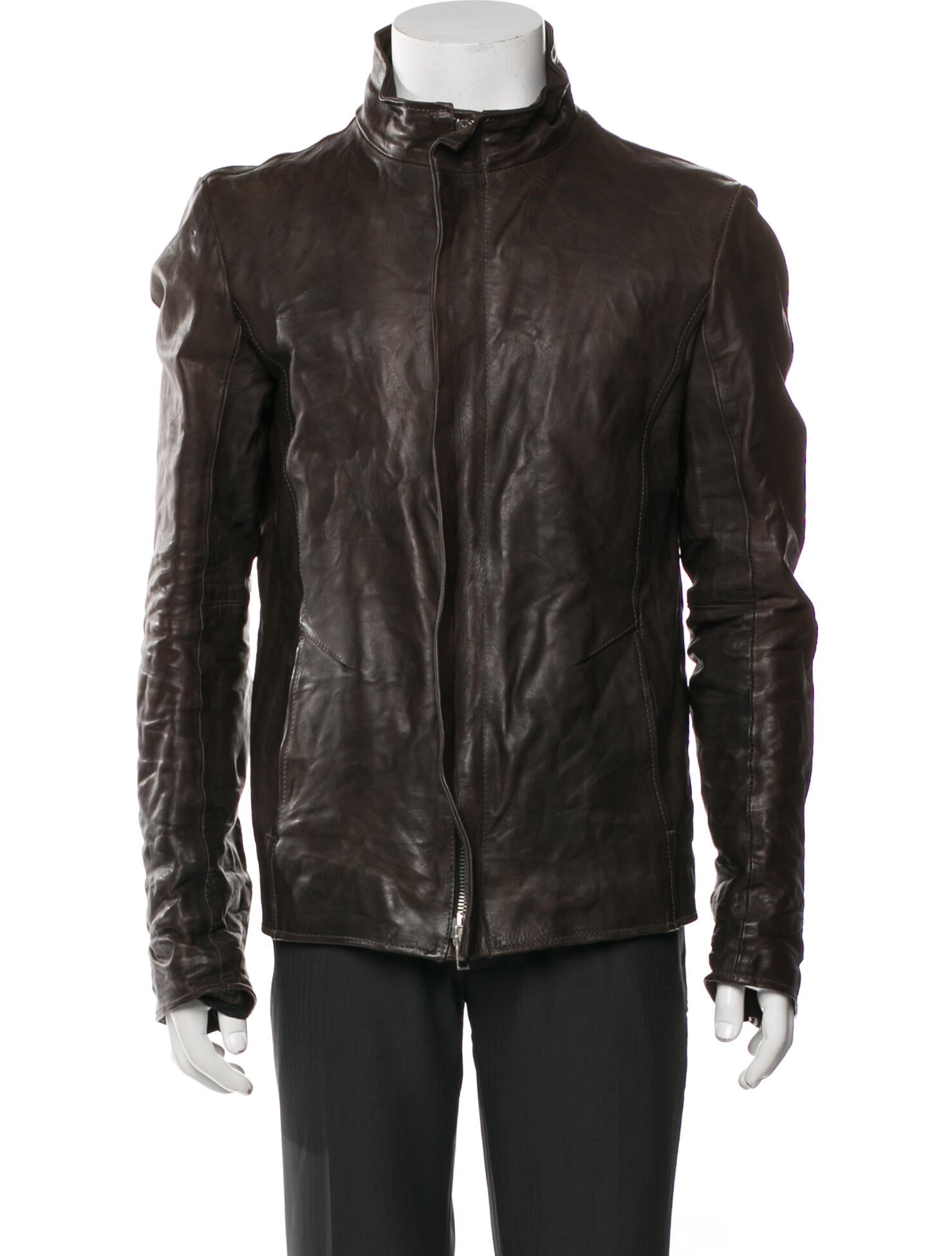 Poème Bohémien Leather Moto Jacket