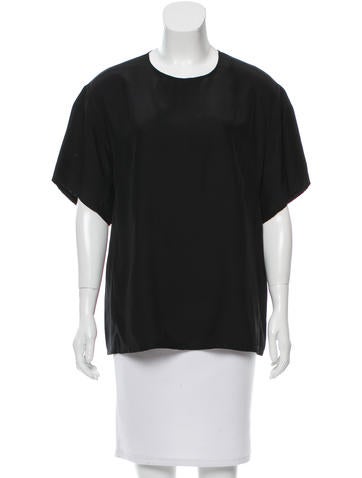 Public School Silk Short Sleeve Top