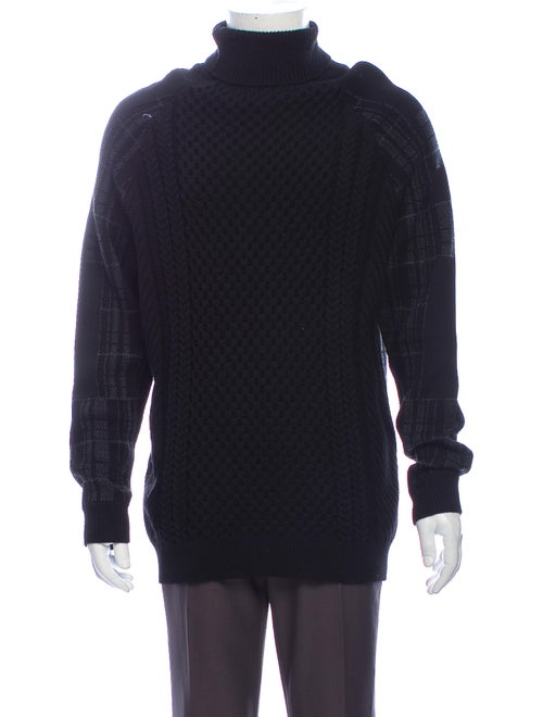 Public School Turtleneck Long Sleeve Pullover Blac