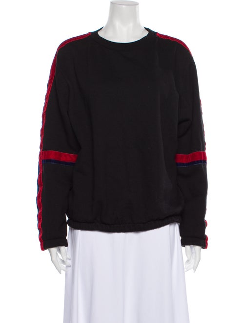 Public School Crew Neck Long Sleeve Sweatshirt Bla