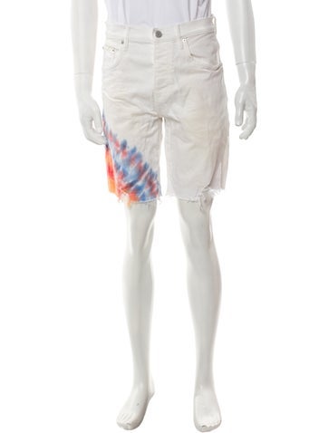 Purple Brand Shorts Tie-Dye Print Denim XS