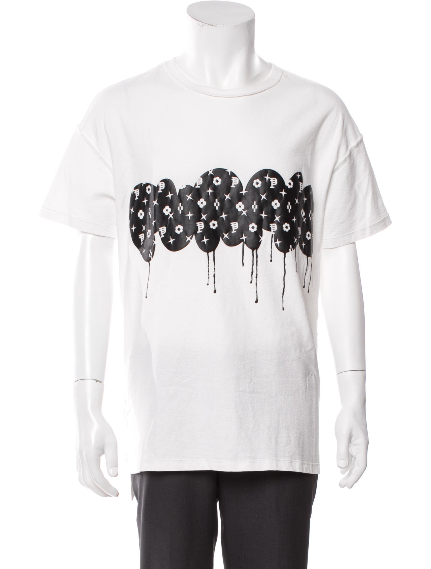 Purple Brand Graphic Print Crew Neck T-Shirt