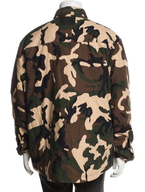 Purple Brand Camouflage Print Utility Jacket