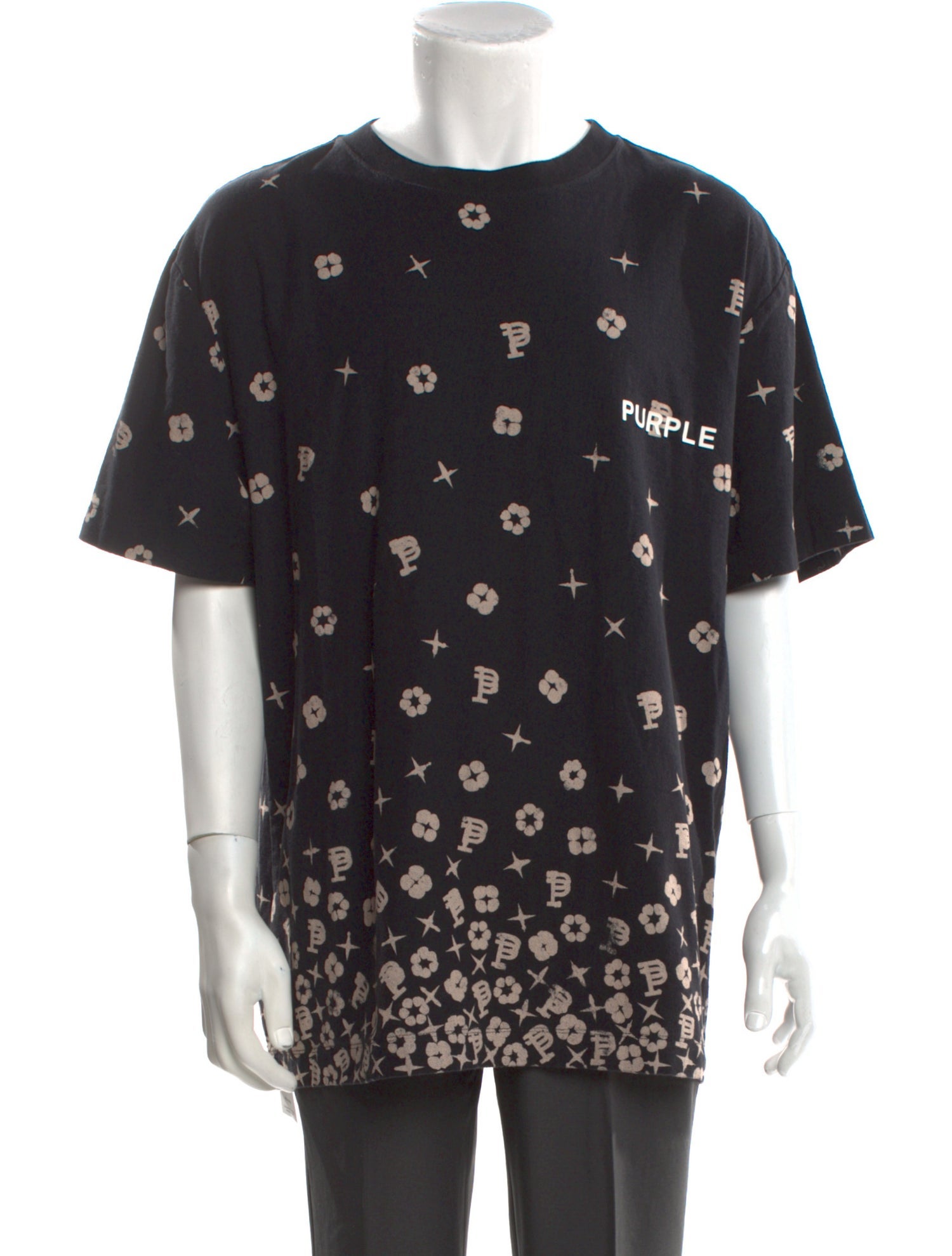 Purple Brand Printed Crew Neck T-Shirt