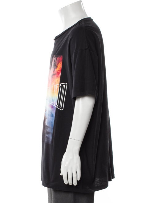 Purple Brand Tie-Dye Print Crew Neck T-Shirt