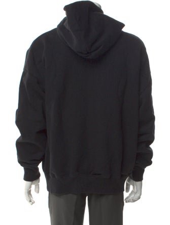 Purple Brand Graphic Print Crew Neck Hoodie