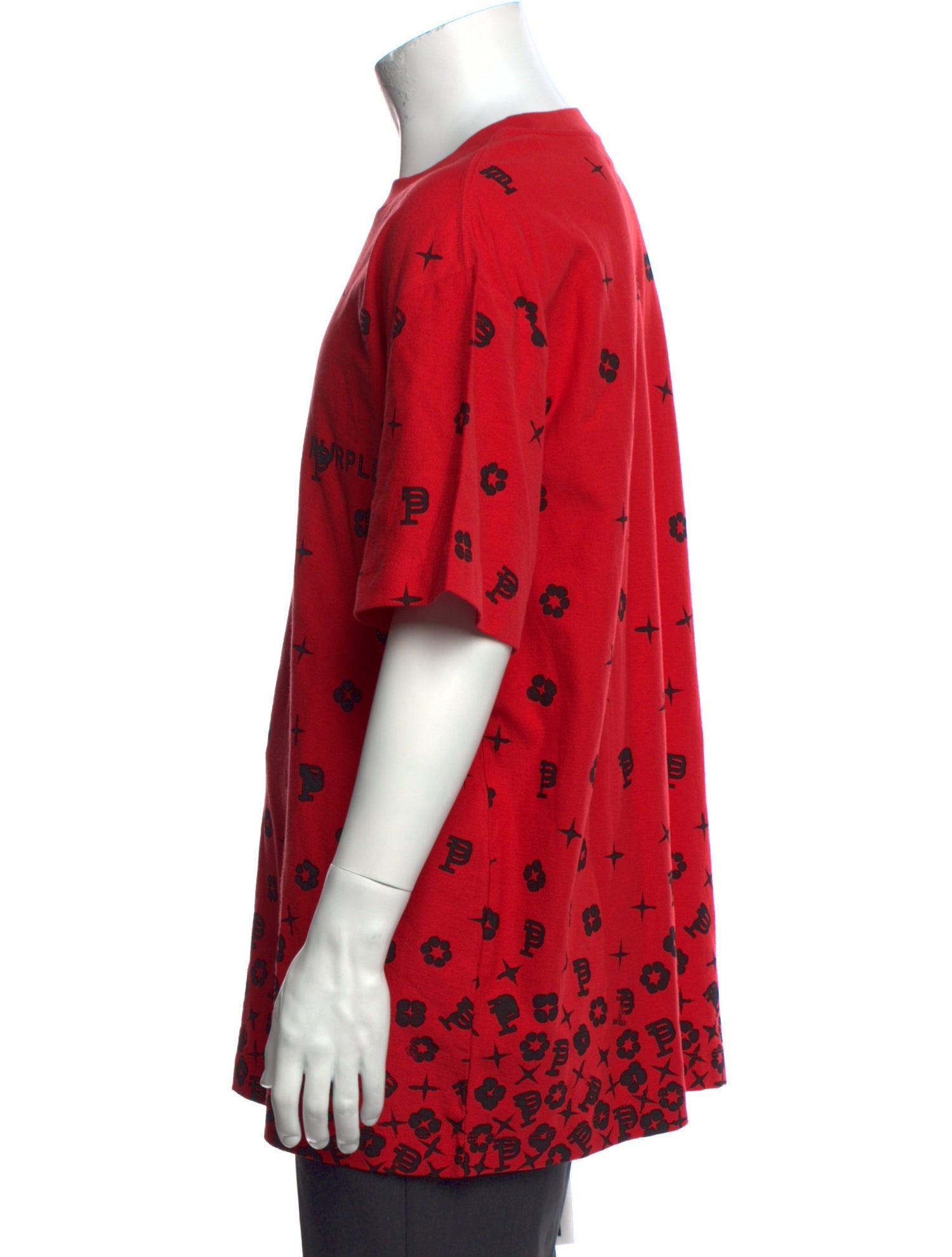 Purple Brand Printed Crew Neck T-Shirt