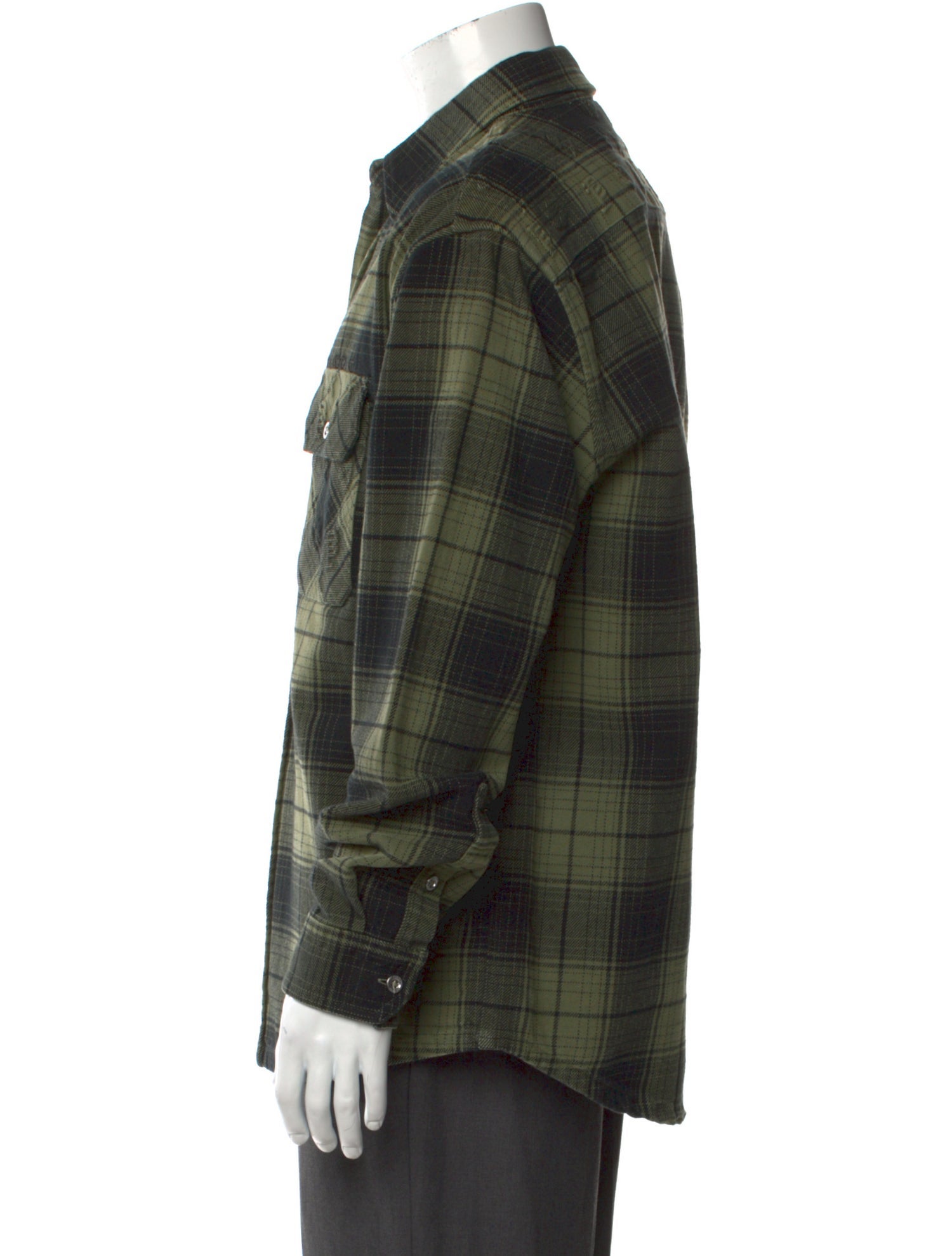 Purple Brand Plaid Print Long Sleeve Western Shirt w/ Tags