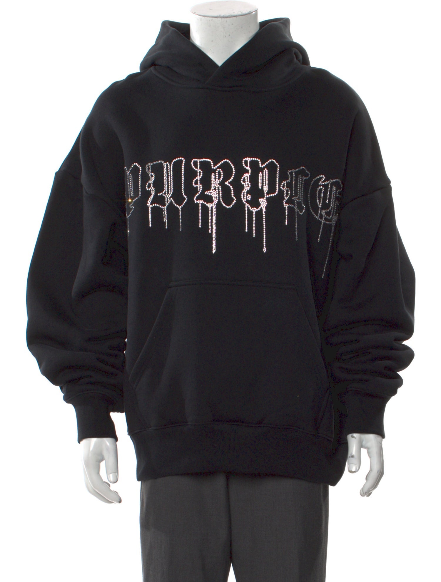 Purple Brand Graphic Print Crew Neck Hoodie w/ Tags