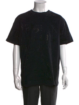 Purple Brand Graphic Print Crew Neck T-Shirt