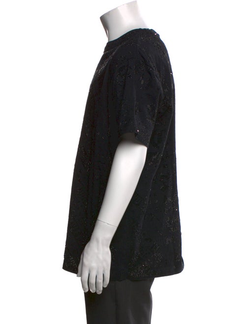 Purple Brand Graphic Print Crew Neck T-Shirt