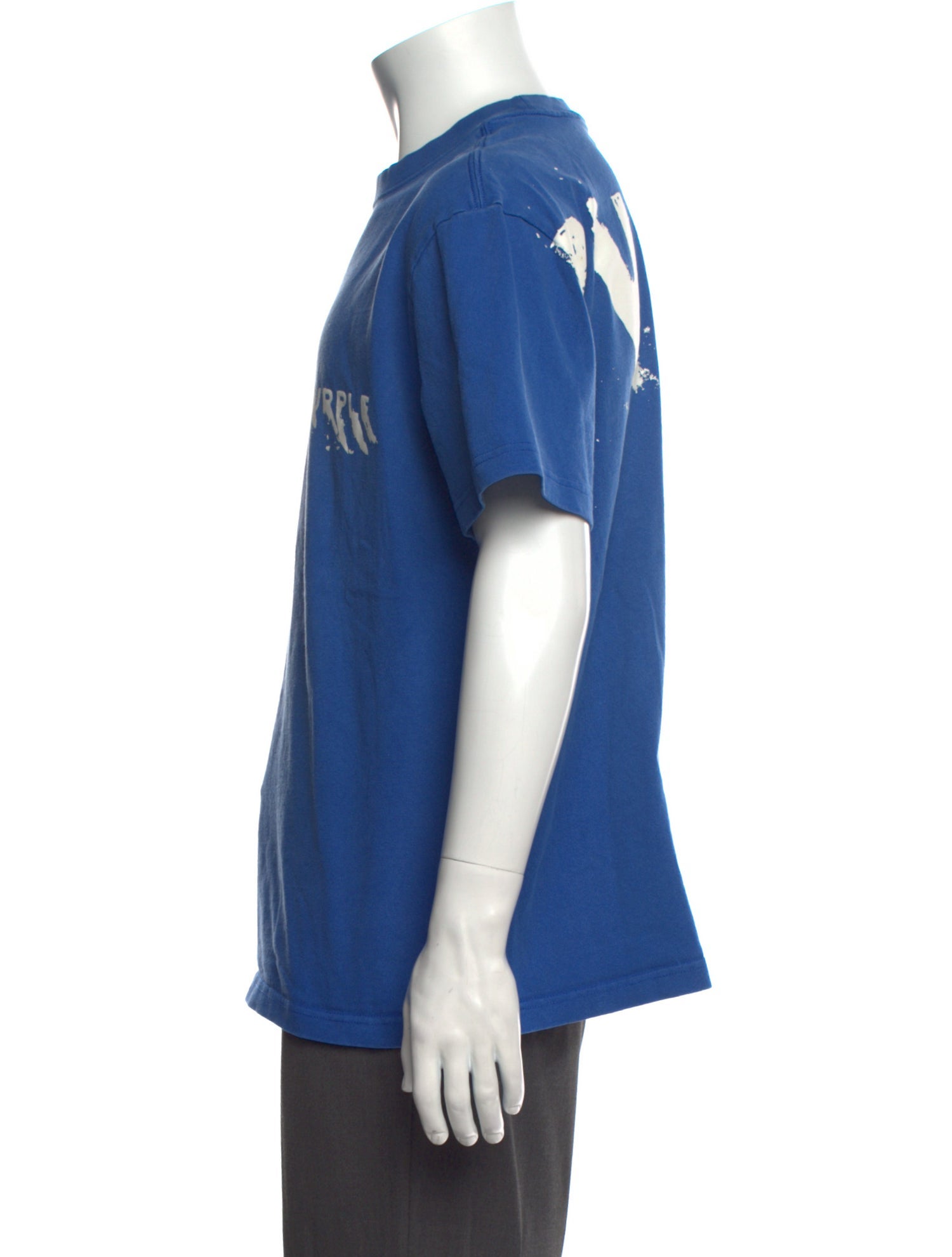 Purple Brand Graphic Print Crew Neck T-Shirt