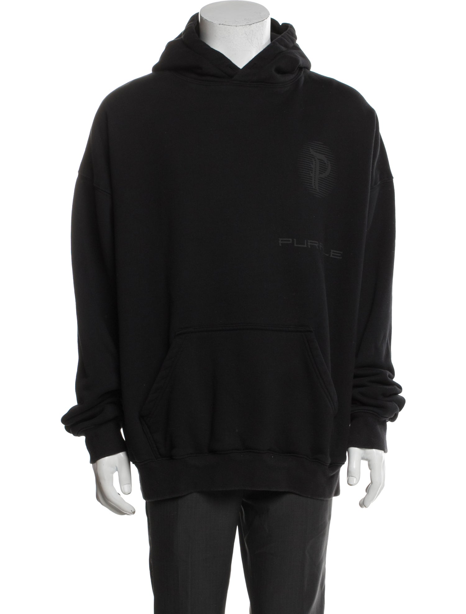 Purple Brand Crew Neck Long Sleeve Hoodie