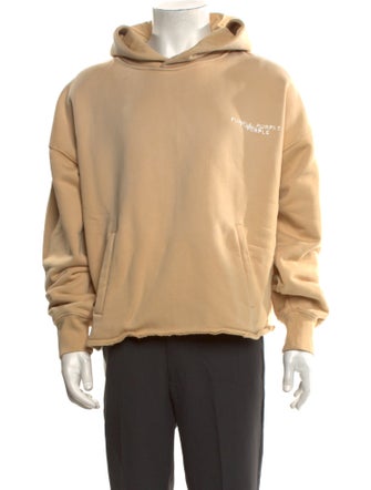 Purple Brand Graphic Print Crew Neck Hoodie