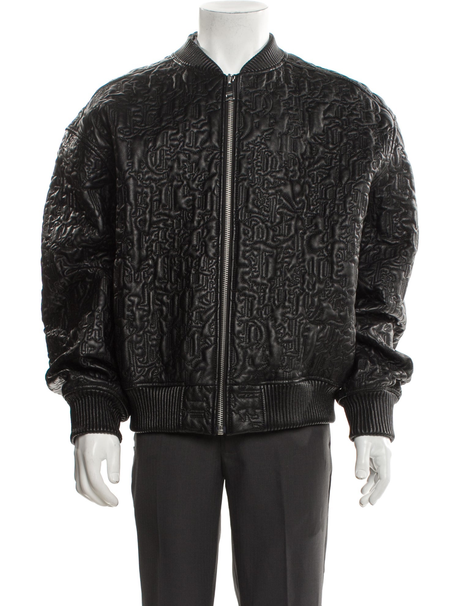 Purple Brand Leather Bomber Jacket w/ Tags