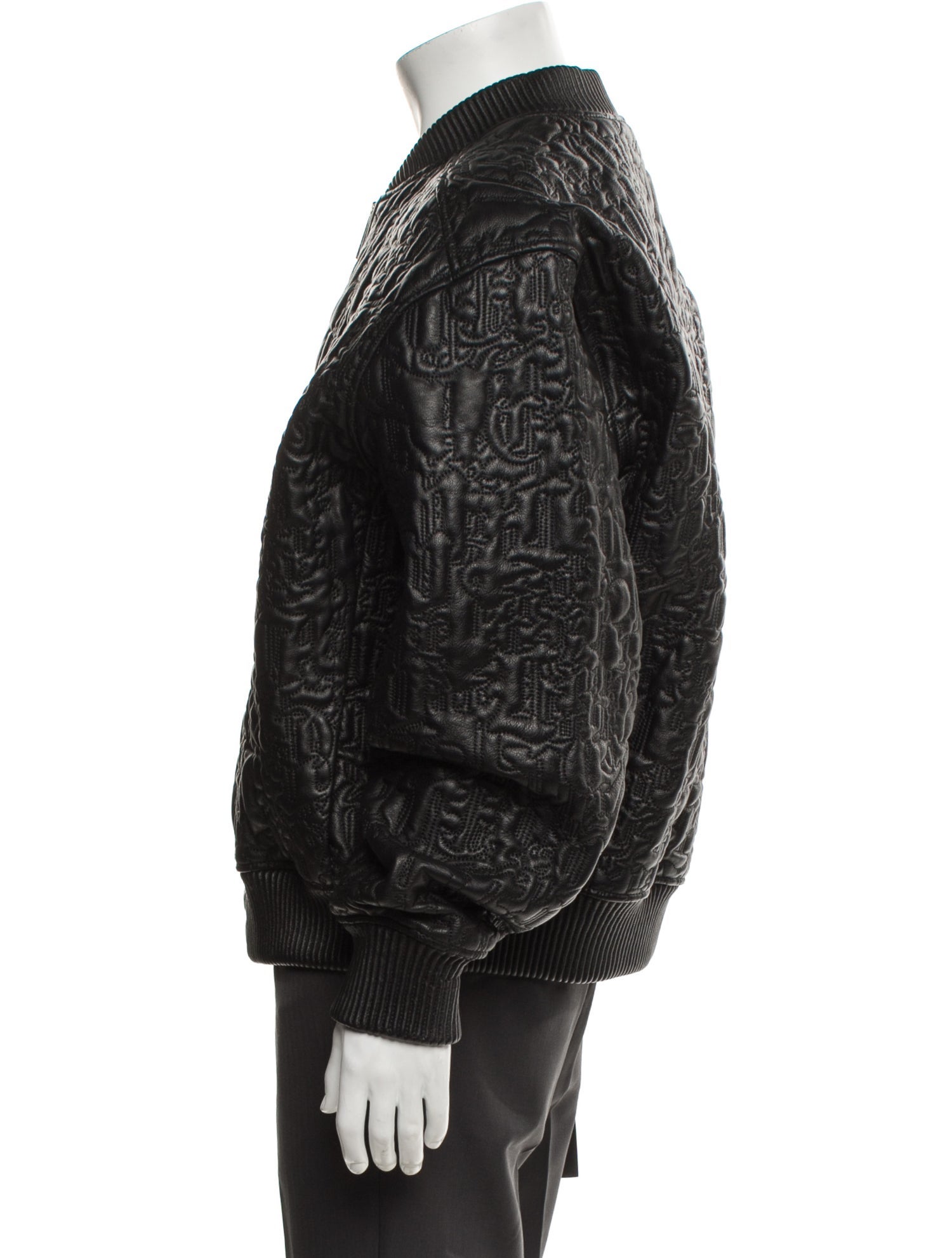 Purple Brand Leather Bomber Jacket w/ Tags