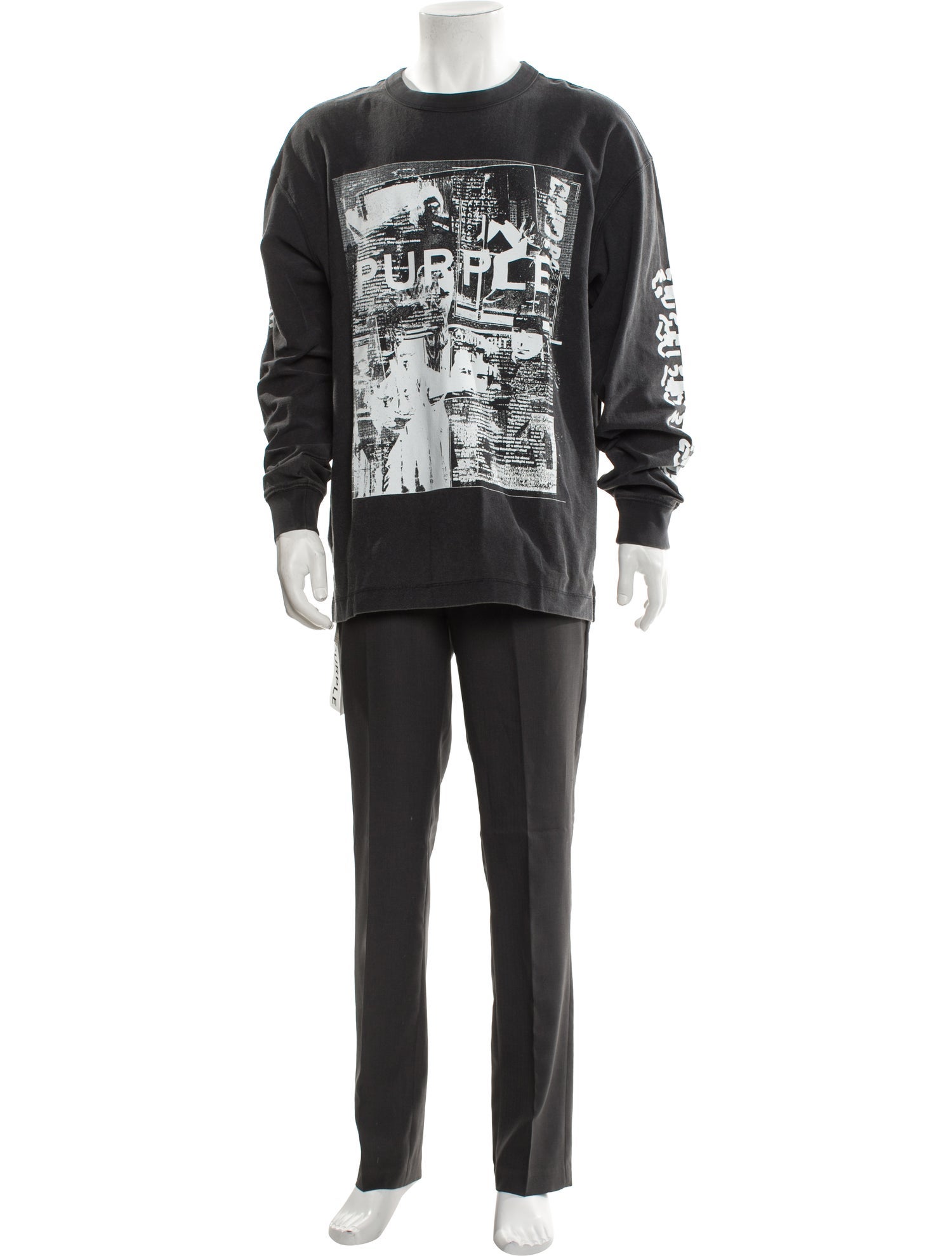 Purple Brand Graphic Print Crew Neck T-Shirt w/ Tags