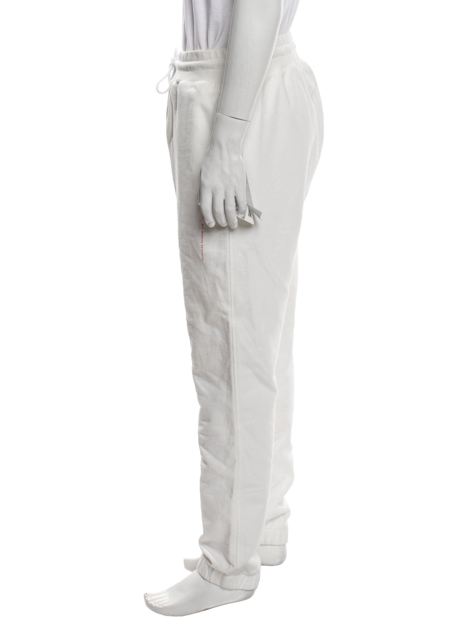 Purple Brand Graphic Print Leather Trim Embellishment Lounge Bottoms