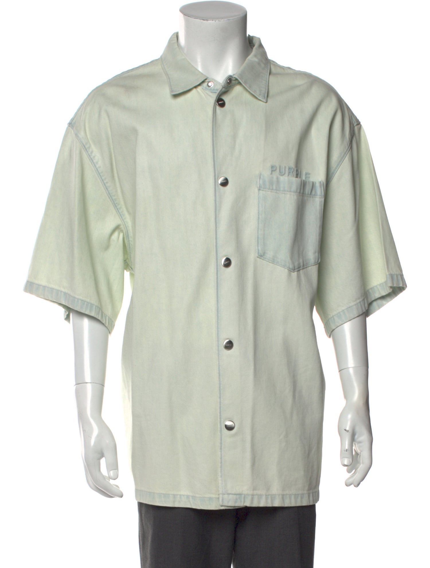 Purple Brand Three-Quarter Sleeve Shirt