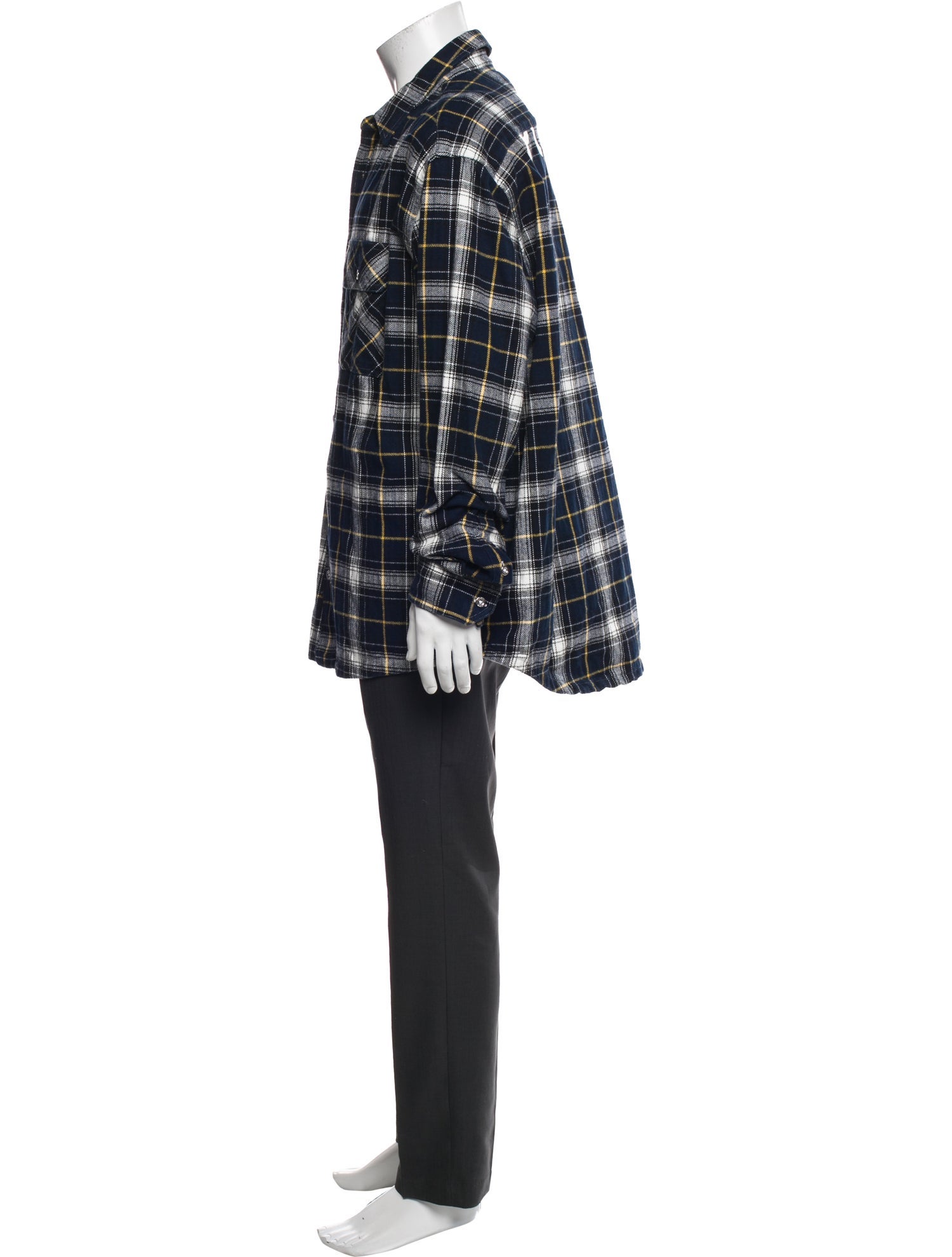 Purple Brand Plaid Print Long Sleeve Western Shirt