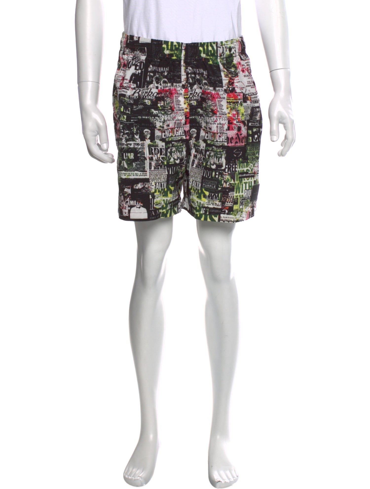 Purple Brand Printed Athletic Shorts