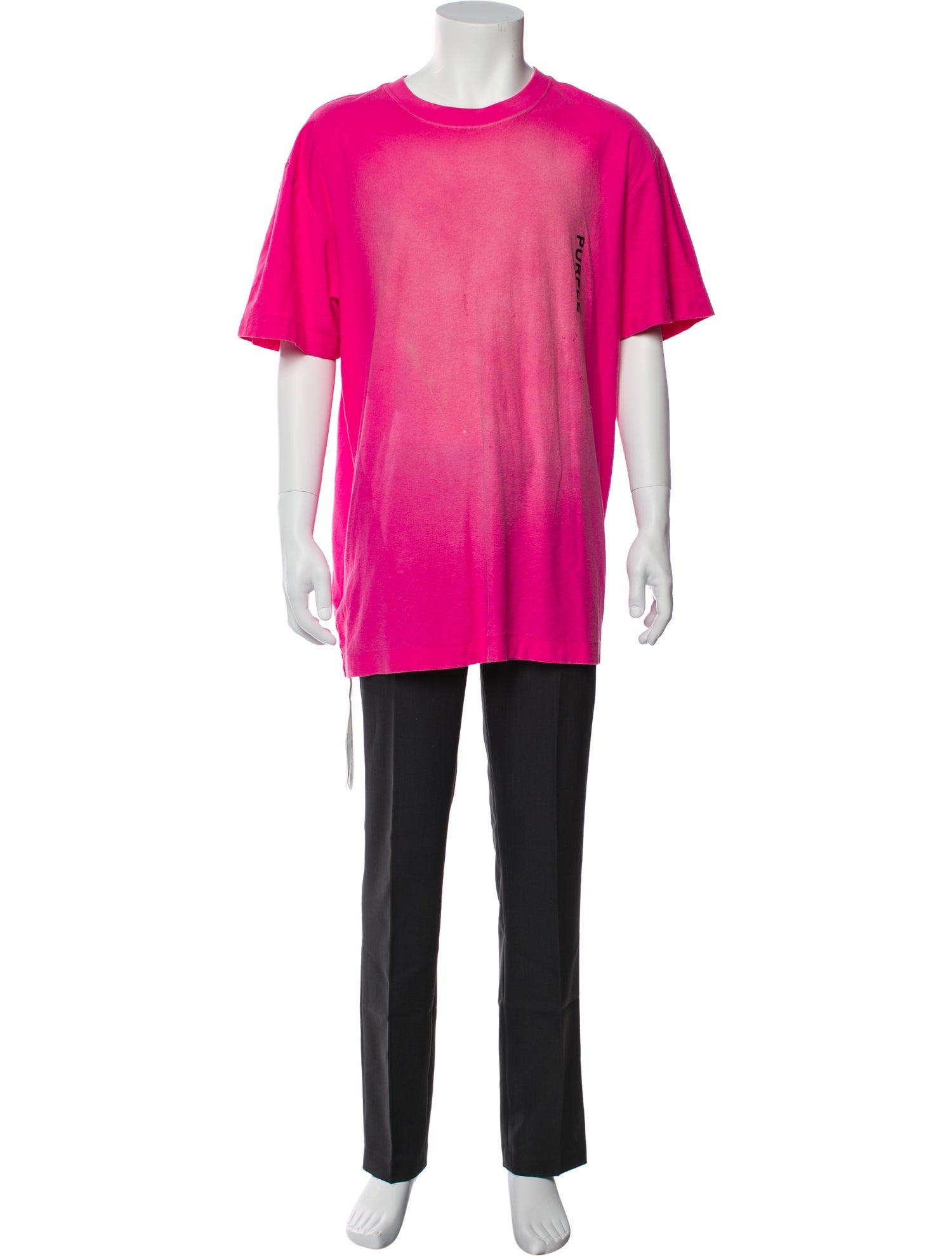 Purple Brand Graphic Print Crew Neck T-Shirt