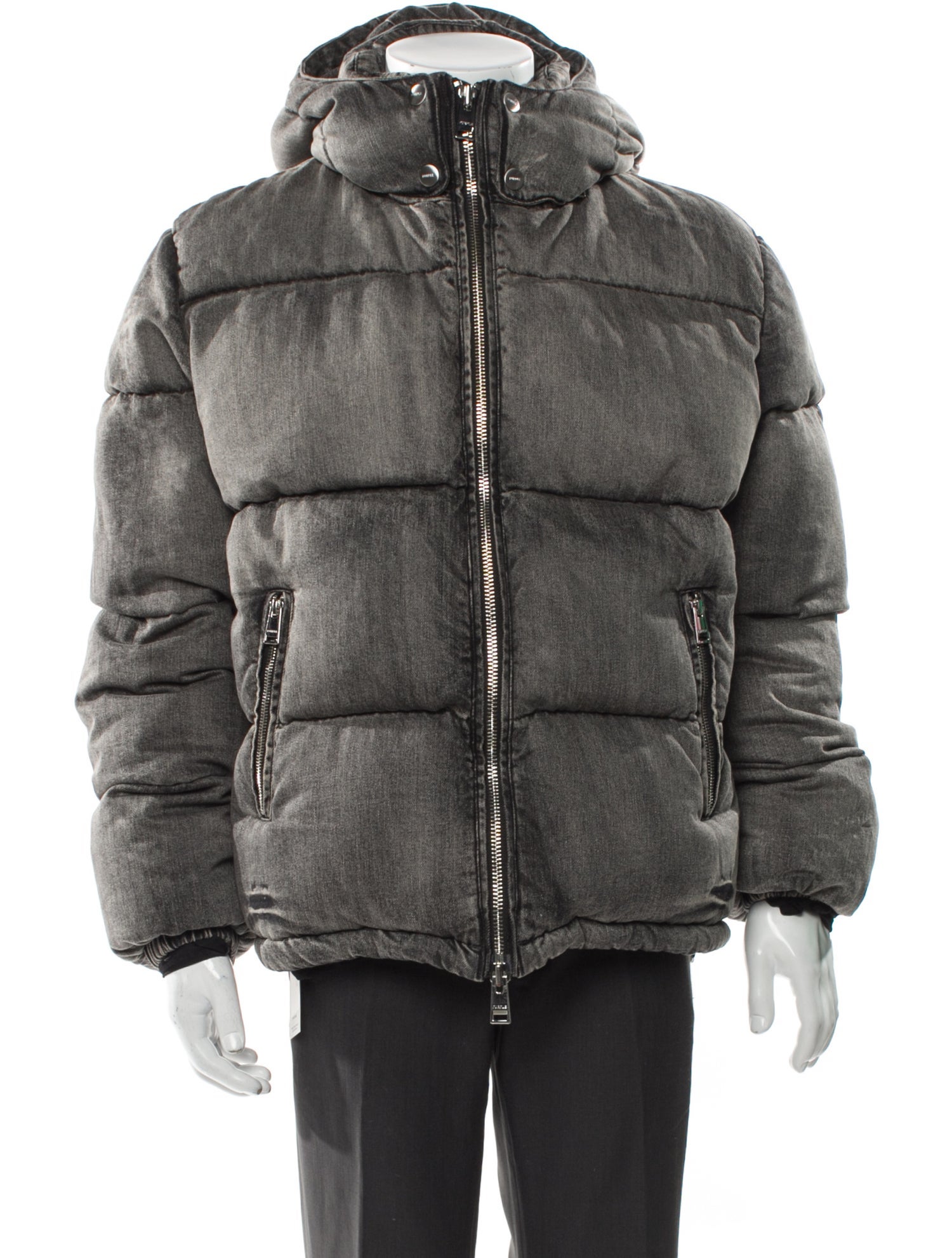 Purple Brand Puffer Coat