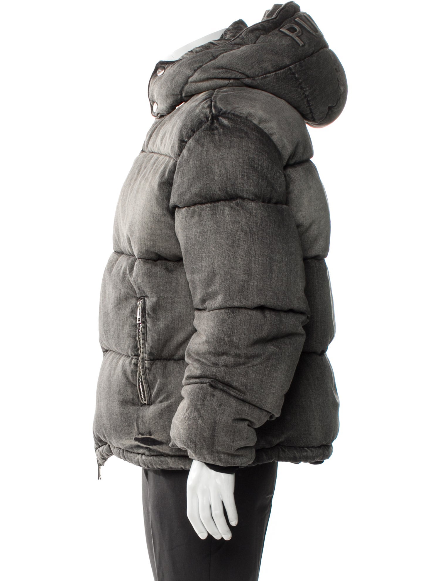 Purple Brand Puffer Coat