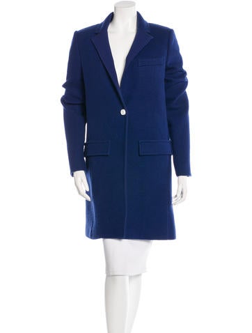 Paco Rabanne Wool Knee-Length Coat