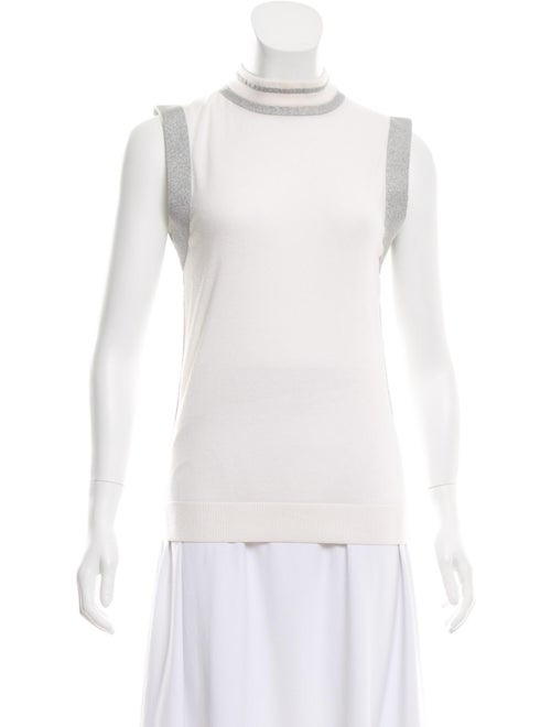 Paco Rabanne Turtleneck Sweater White